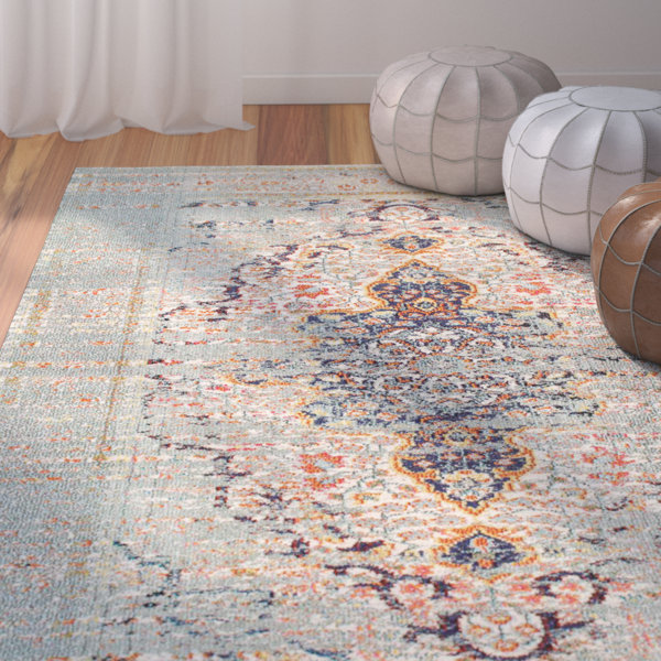 Bungalow Rose Estrel Oriental Grey Area Rug & Reviews Wayfair